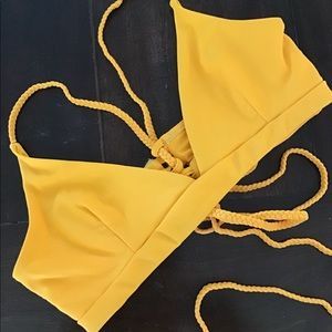 Zaful Orange Bikini Top 6